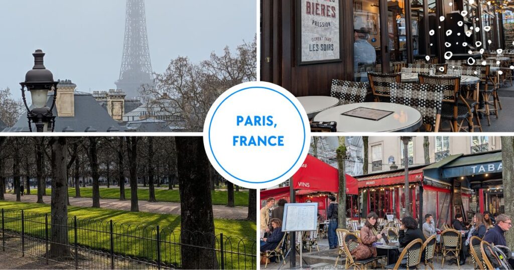Paris france image collage