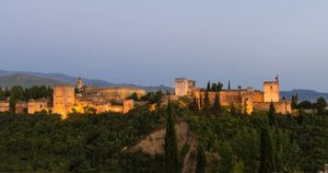 Alhambra at dusk