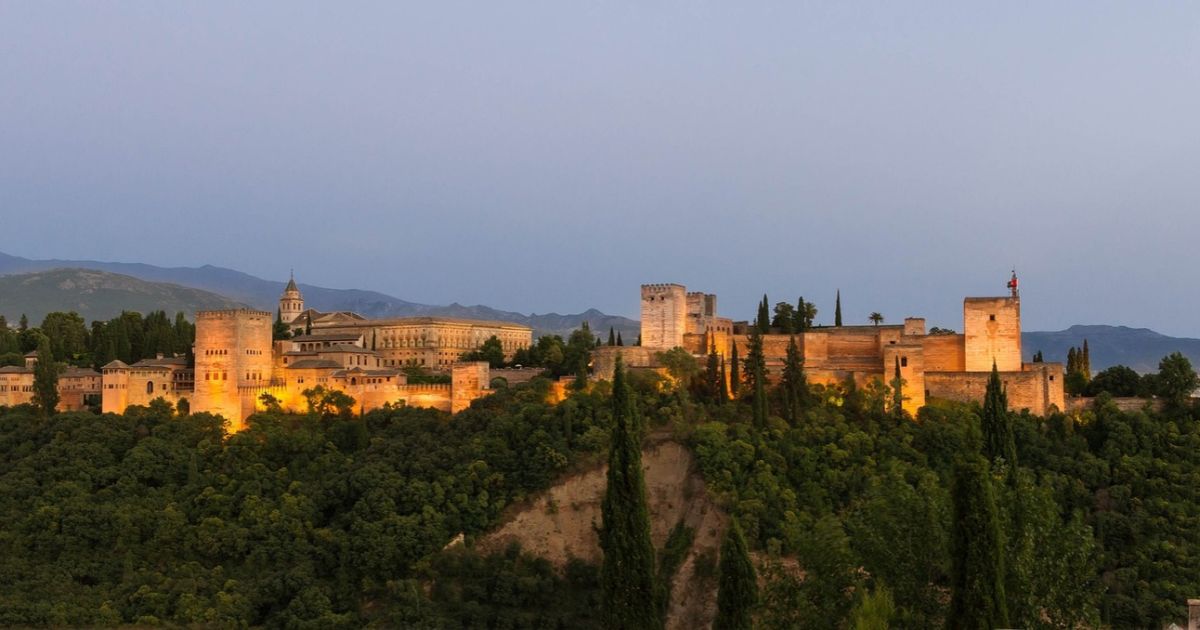 Alhambra at dusk